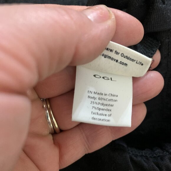 OGL Move Black Pleated Cotton Blend Ponte Pickleball Tennis Skort Pocket Skirt S - Picture 7 of 9